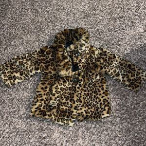 Baby gap faux fur coat